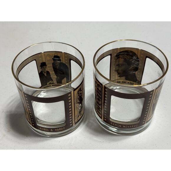 HOuze Roaring Twenties Classic Film Stars Highball Bar Glasses - Picture 7 of 9